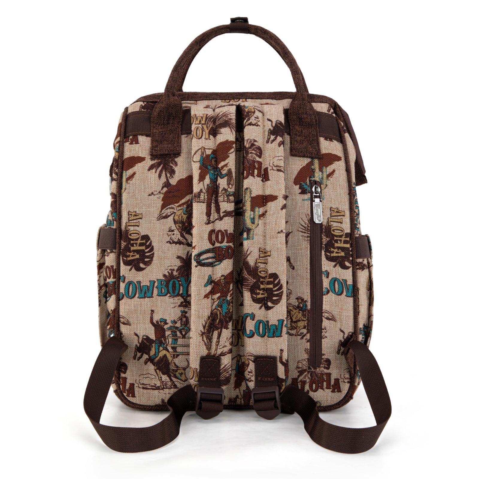 Wrangler Vintage Retro Cowboy Cool Print Backpack