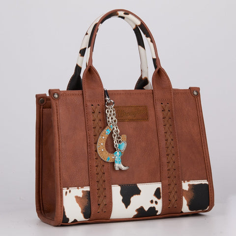 Wrangler Western Cowboy Hat Cowhide Bag Charms