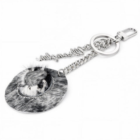 Wrangler Western Cowhide Cowboy Bag Charm