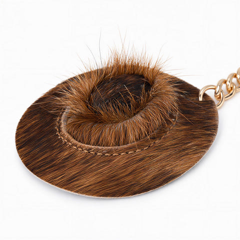 Wrangler Western Cowhide Cowboy Bag Charm