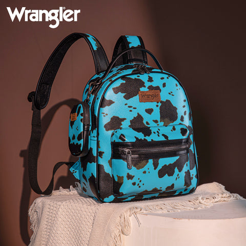 Wrangler Cow Print Mini medium Backpack