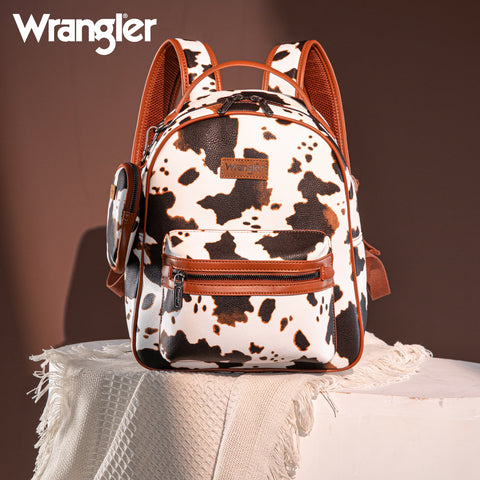 Wrangler Cow Print Mini medium Backpack