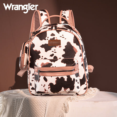 Wrangler Cow Print Mini medium Backpack