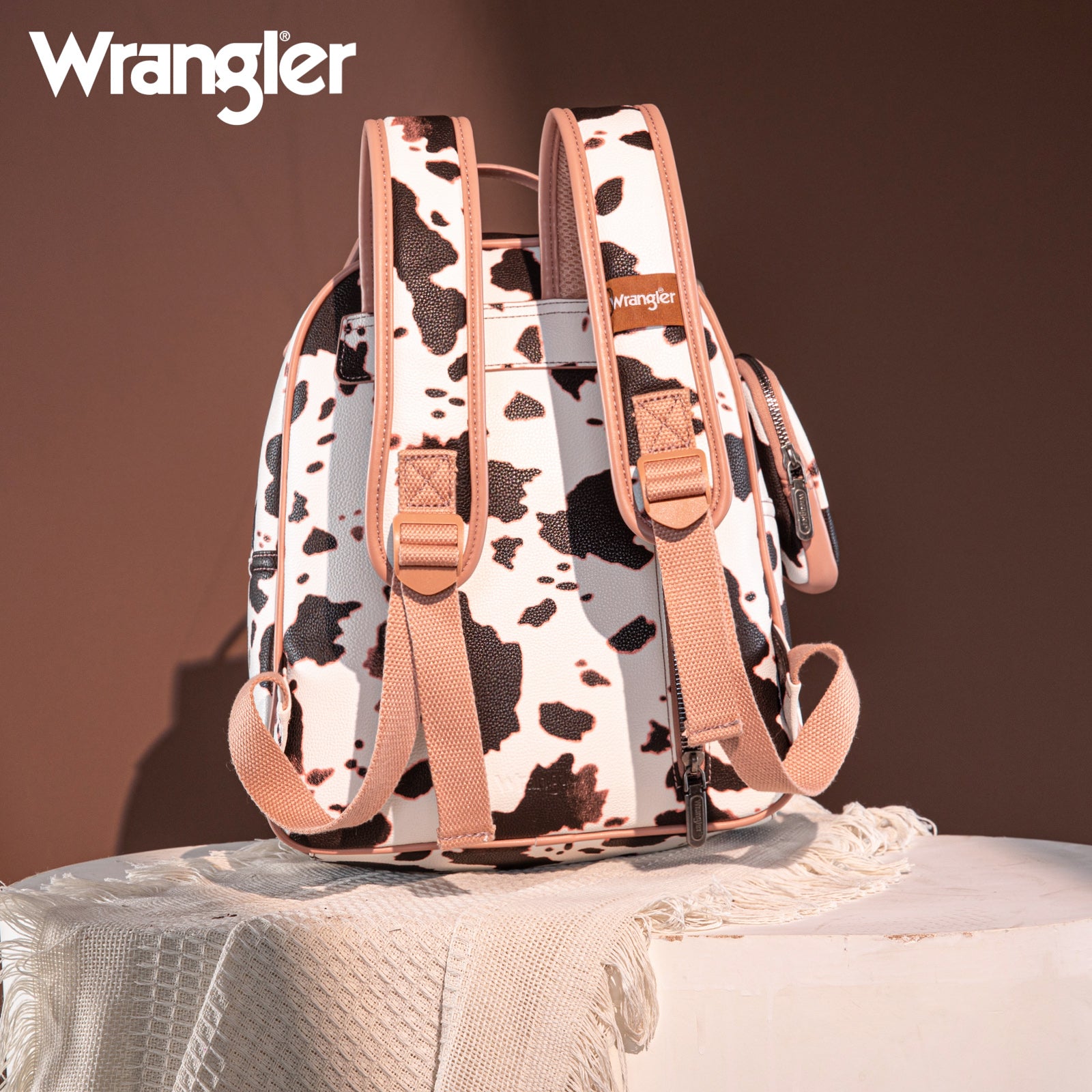 Wrangler Cow Print Mini Backpack