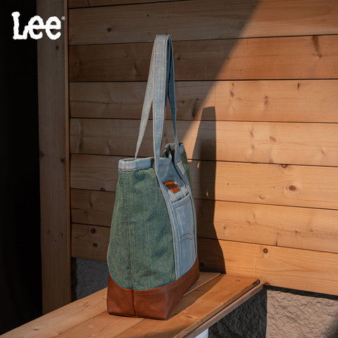 Lee Canvas Leather Blend Tote Bag