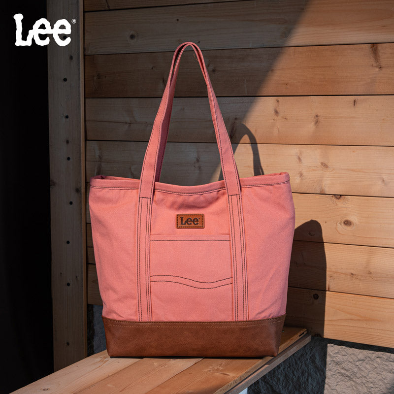 Lee Canvas Leather Blend Tote Bag