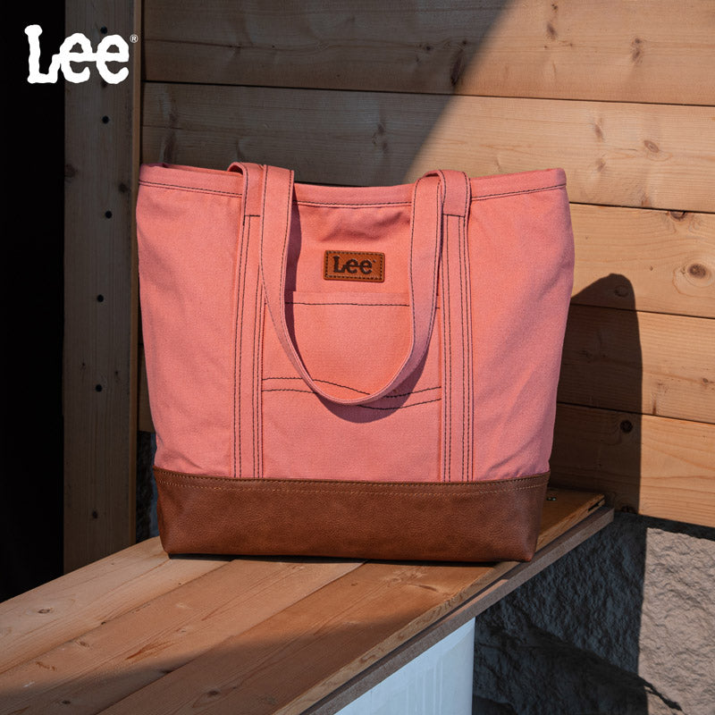 Lee Canvas Leather Blend Tote Bag