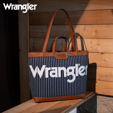 Wrangler Canva Carry Tote Bag Set