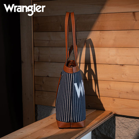 Wrangler Canva Carry Tote Bag Set