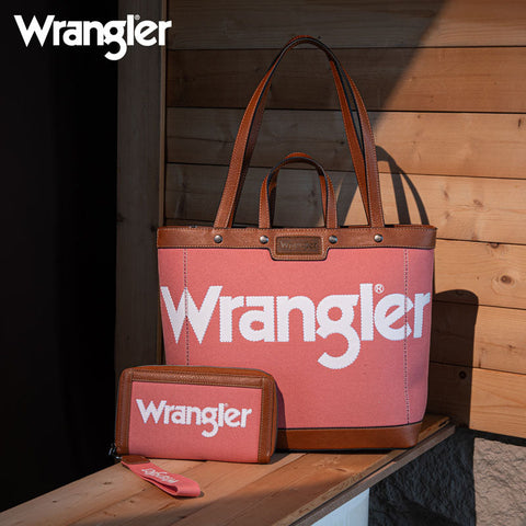 Wrangler Canva Carry Tote Bag Set