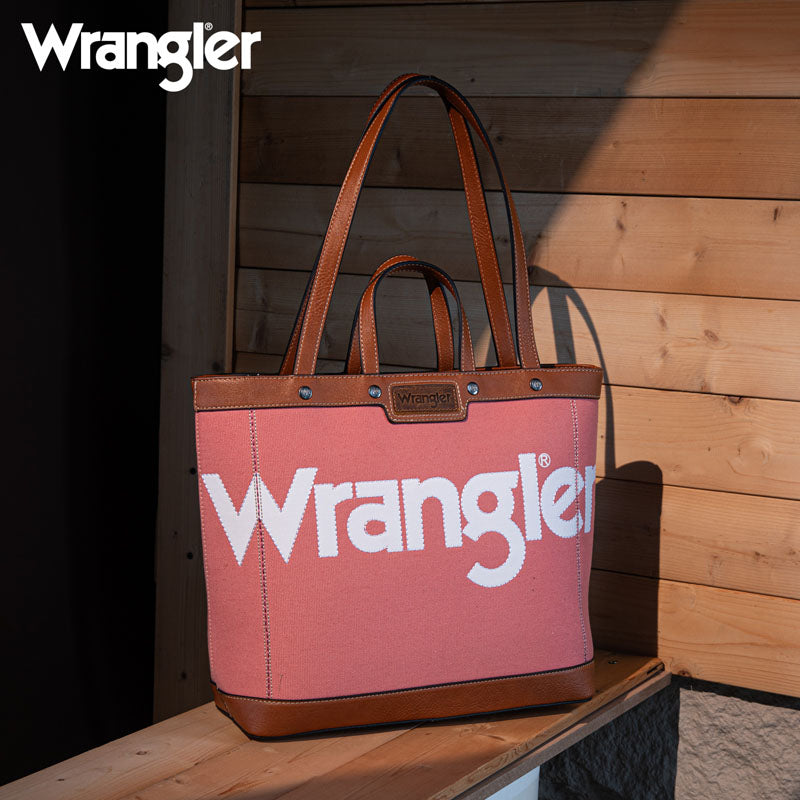 Wrangler Canva Carry Tote Bag Set