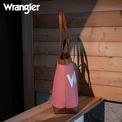 Wrangler Canva Carry Tote Bag Set