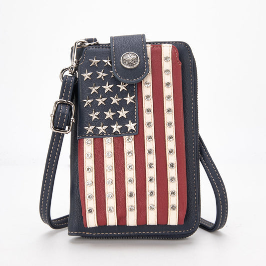 Montana West American Pride Phone Case Crossbody Wallet