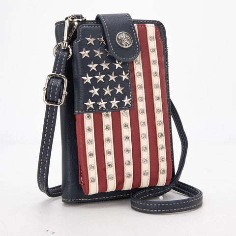 Montana West American Pride Phone Case Crossbody Wallet
