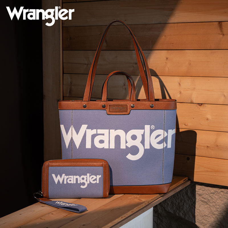 Wrangler Canva Carry Tote Bag Set