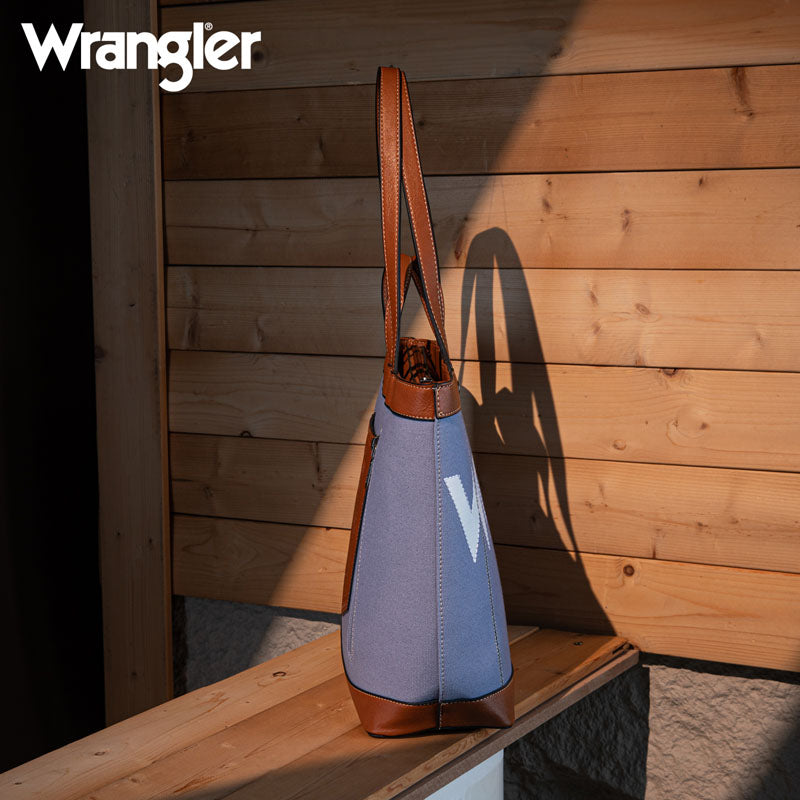 Wrangler Canva Carry Tote Bag Set