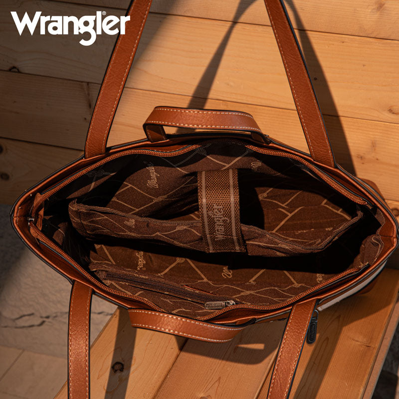 Wrangler Canva Carry Tote Bag Set