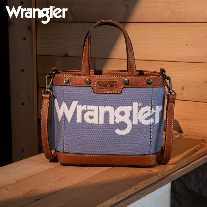 Wrangler Canva Crossbody Purse Set