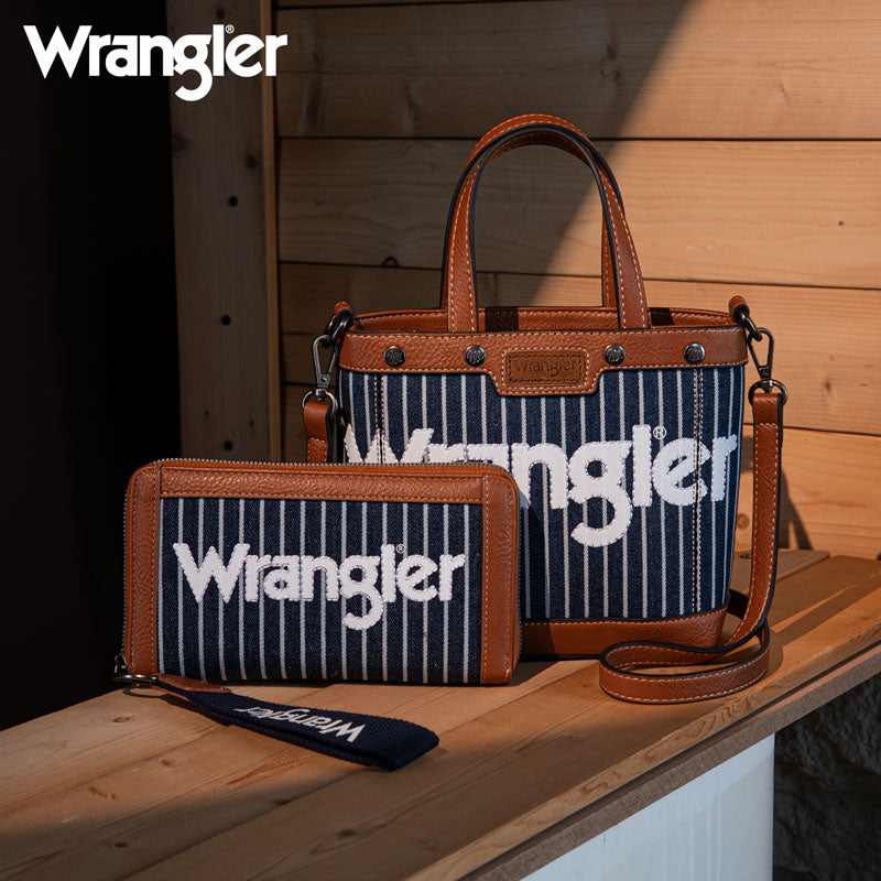 Wrangler Canva Crossbody Purse Set