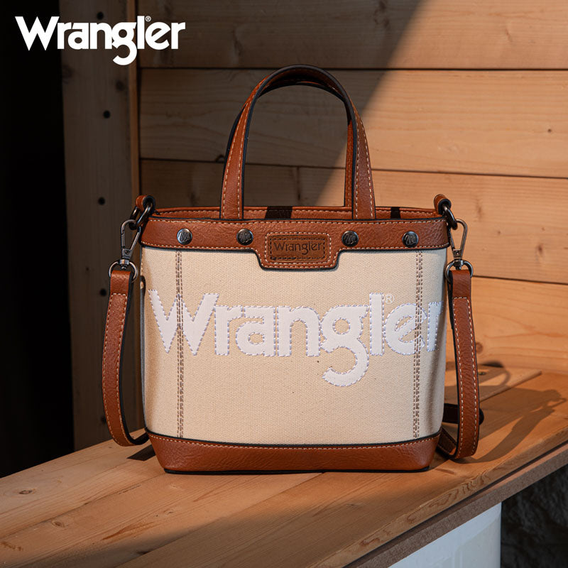 Wrangler Canva Crossbody Purse Set