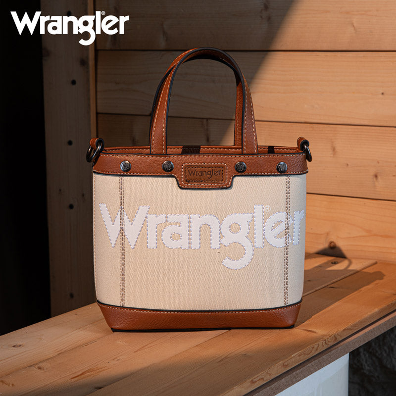 Wrangler Canva Crossbody Purse Set