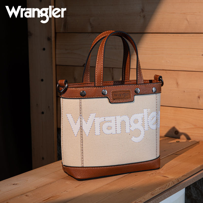 Wrangler Canva Crossbody Purse Set