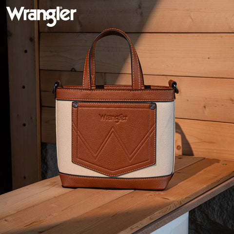 Wrangler Canva Crossbody Purse Set