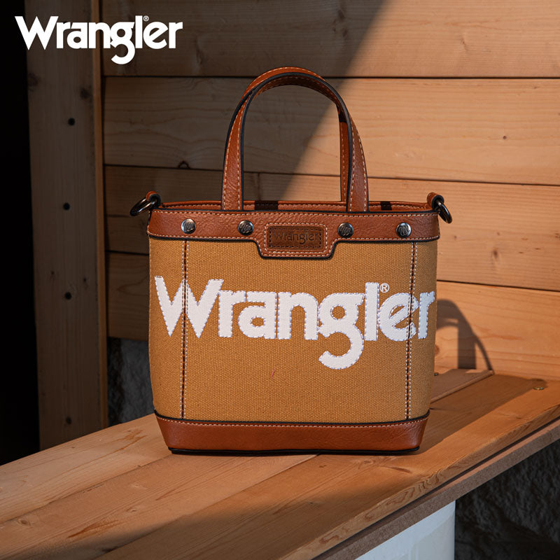 Wrangler Canva Crossbody Purse Set