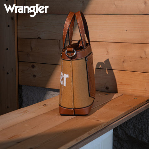 Wrangler Canva Crossbody Purse Set