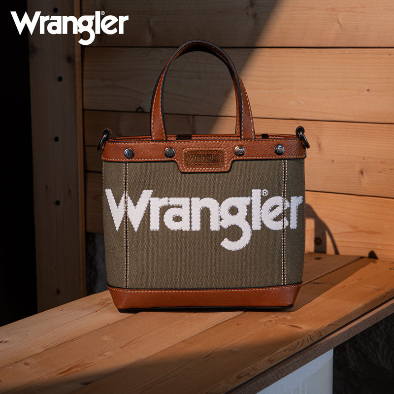 Wrangler Canva Crossbody Purse Set