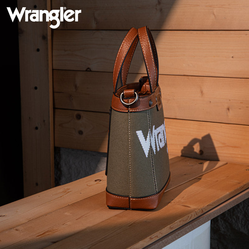 Wrangler Canva Crossbody Purse Set