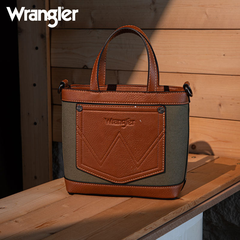 Wrangler Canva Crossbody Purse Set