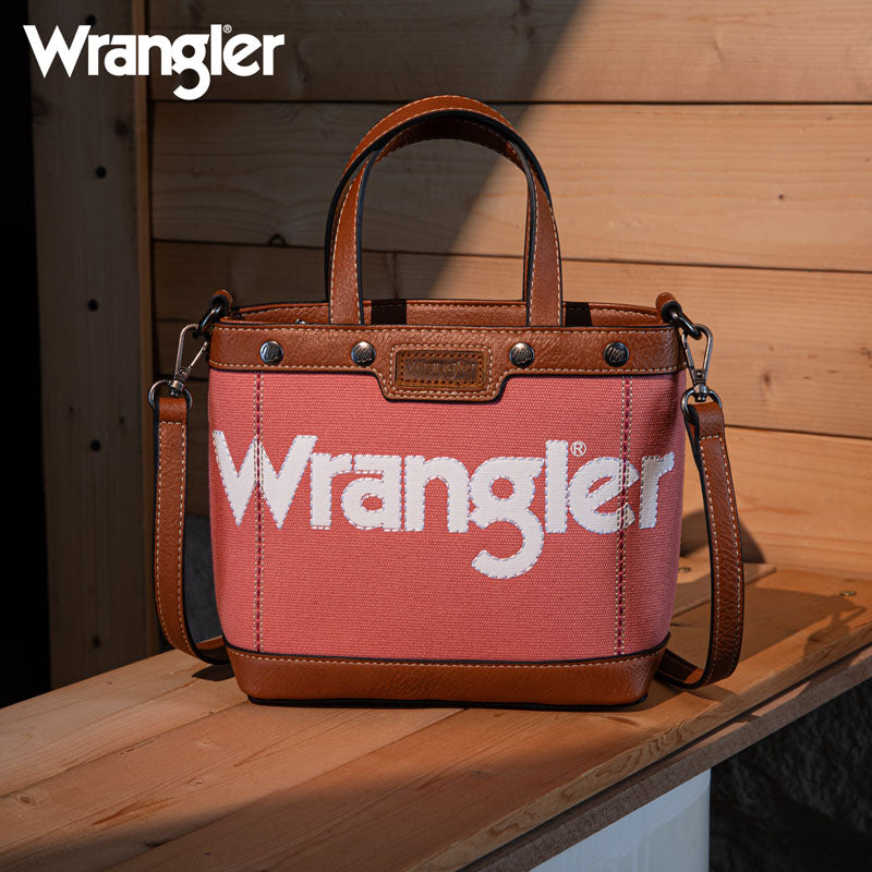 Wrangler Canva Crossbody Purse Set