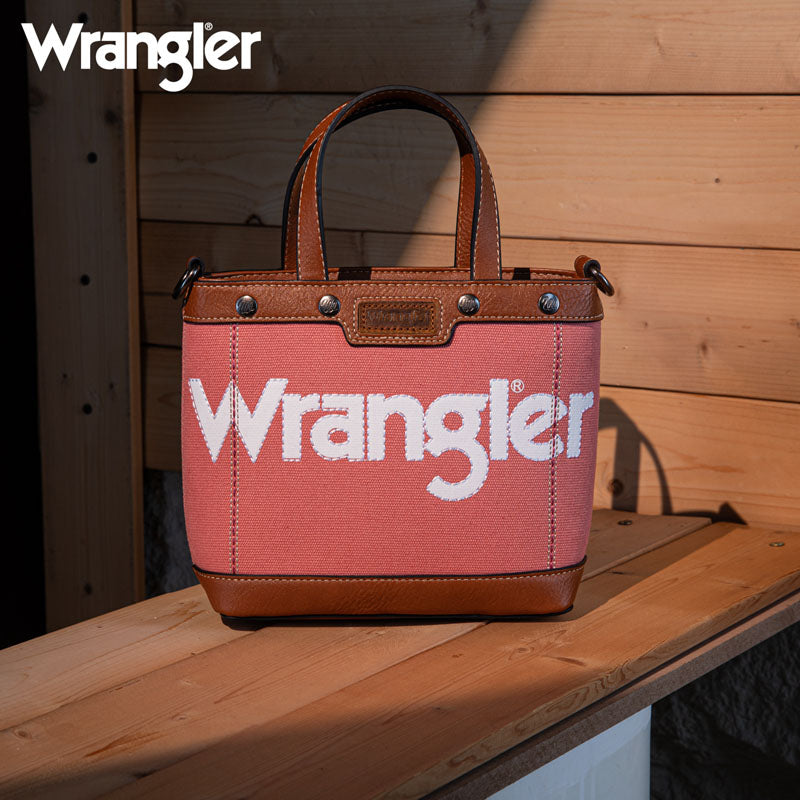 Wrangler Canva Crossbody Purse Set