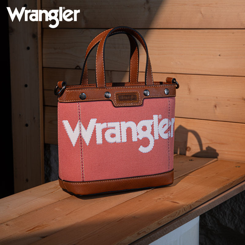 Wrangler Canva Crossbody Purse Set