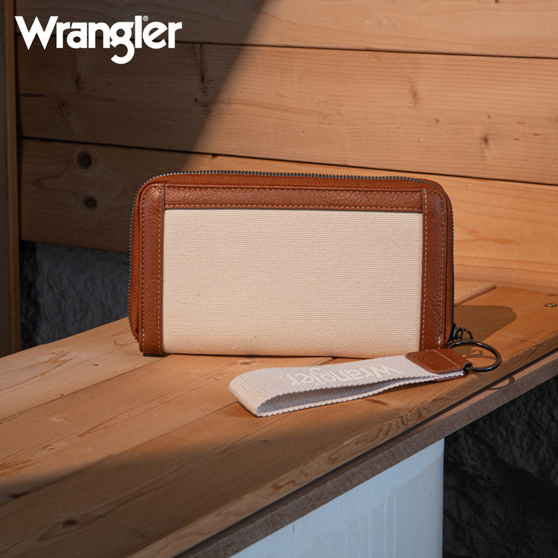 Wrangler Canva Crossbody Purse Set