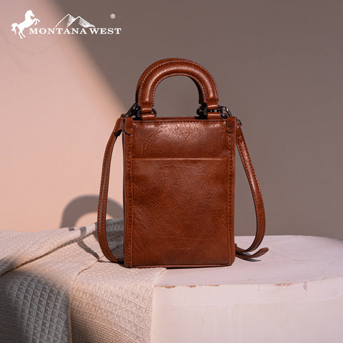 Montana West Hair-On Cowhide Mini Crossbody