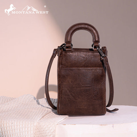 Montana West Tooled Mini Crossbody