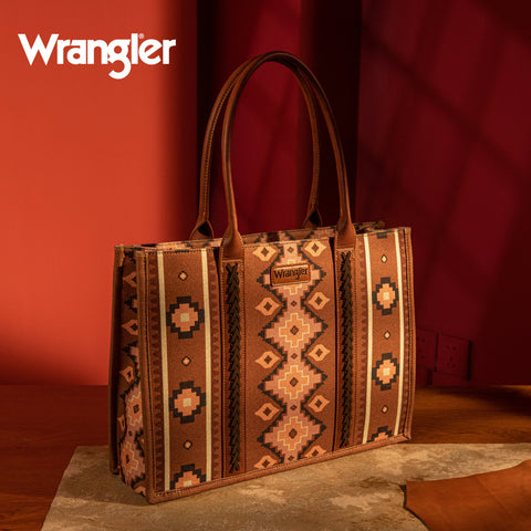 Wrangler Southwestern Crossbody Tote Bag