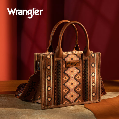 Wrangler Southwestern Crossbody Tote Bag