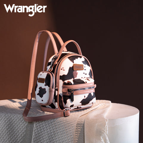 Wrangler Cow Print Mini medium Backpack