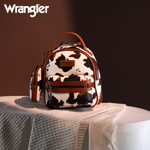 Wrangler Cow Print Mini medium Backpack