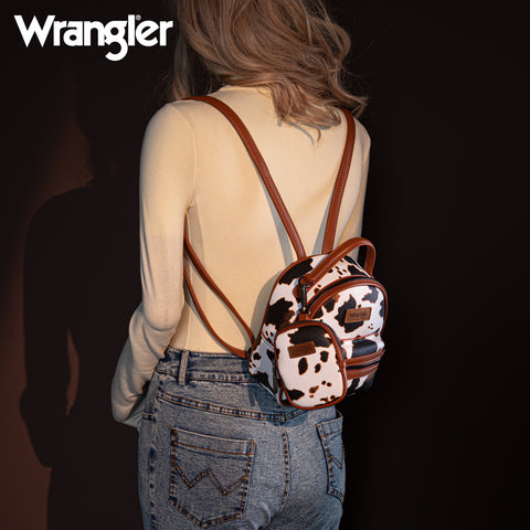 Wrangler Cow Print Mini medium Backpack