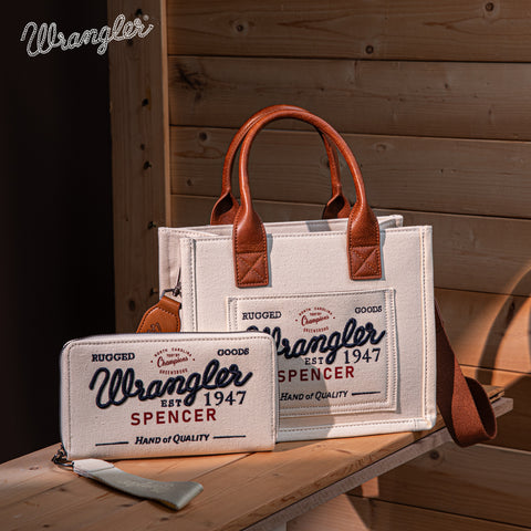 Wrangler Canvas Crossbody Purse Set