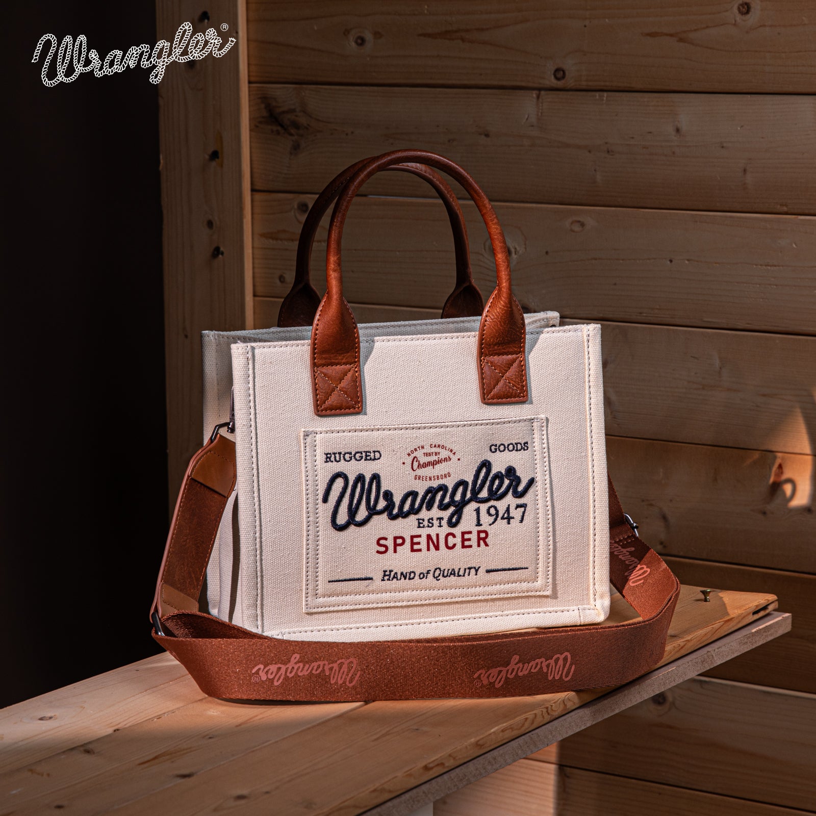 Wrangler Canvas Crossbody Purse Set