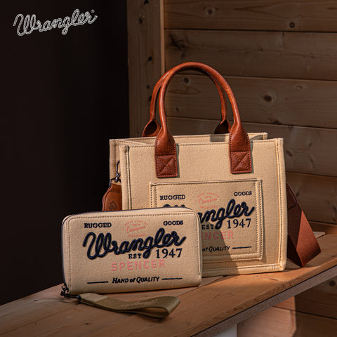 Wrangler Canvas Crossbody Purse Set