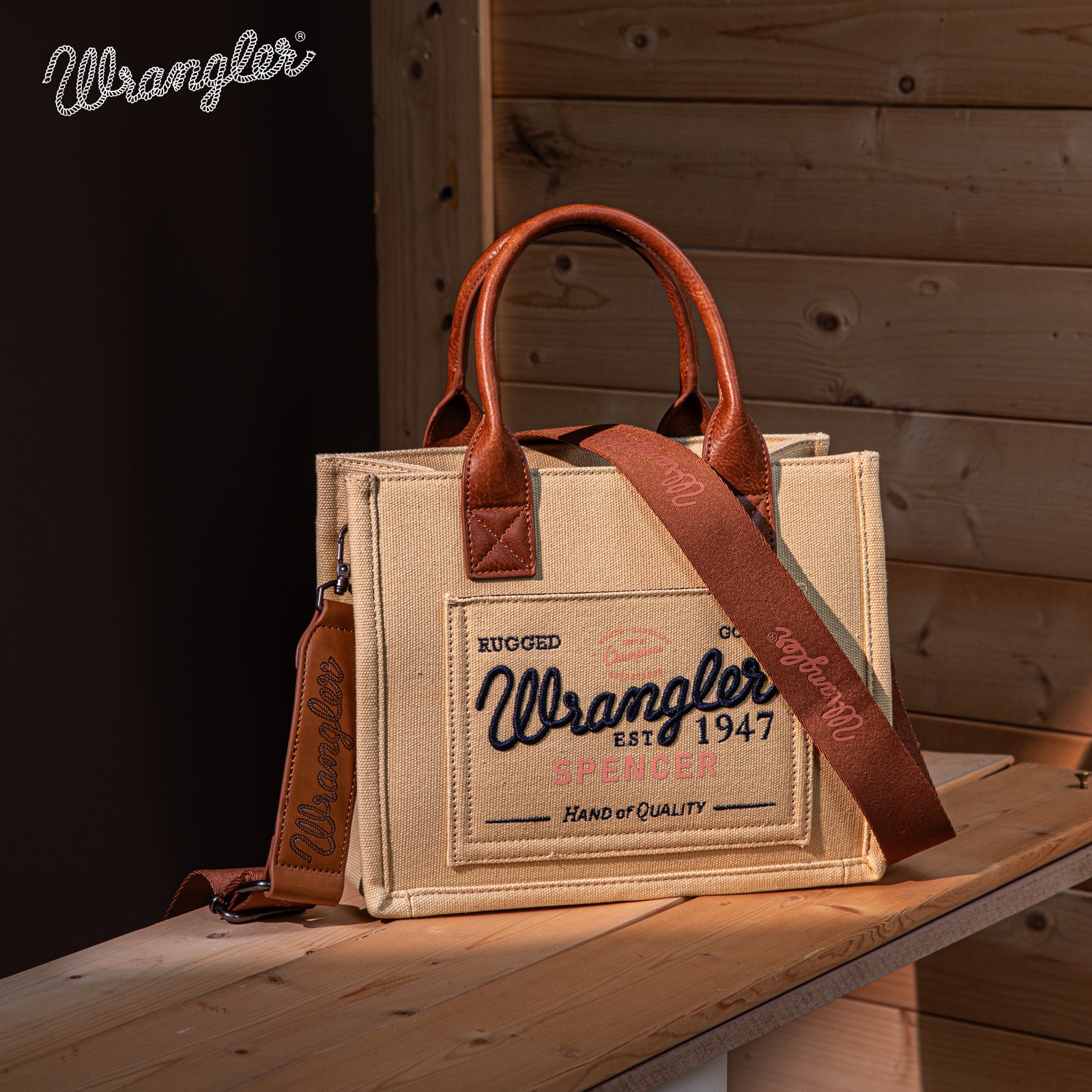 Wrangler Canvas Crossbody Purse Set