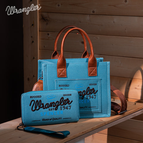 Wrangler Canvas Crossbody Purse Set