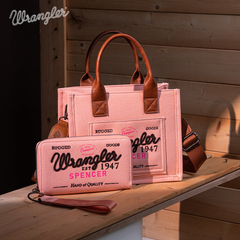 Wrangler Canvas Crossbody Purse Set