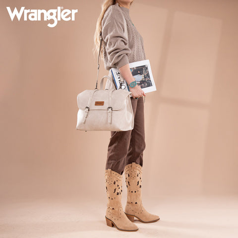 Wrangler Top Handle Carry Satchel/Laptop Bag/Backpack
